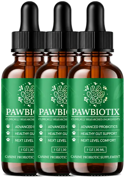 PawBiotix Drops 3-bottle package