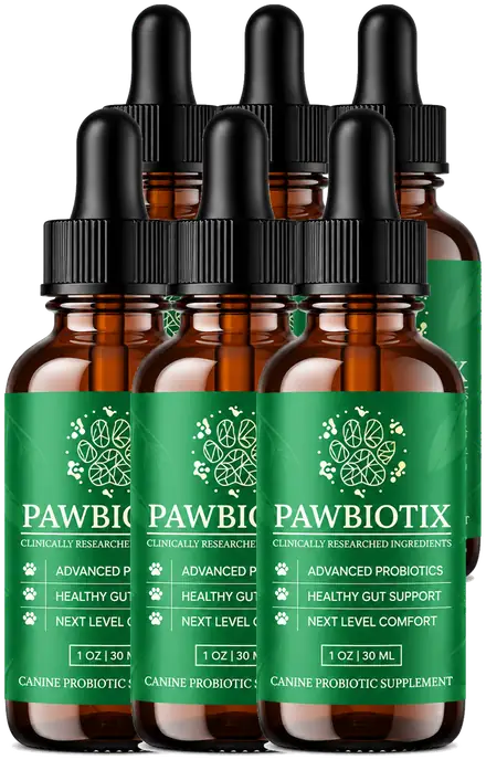 PawBiotix Drops 6-bottle package